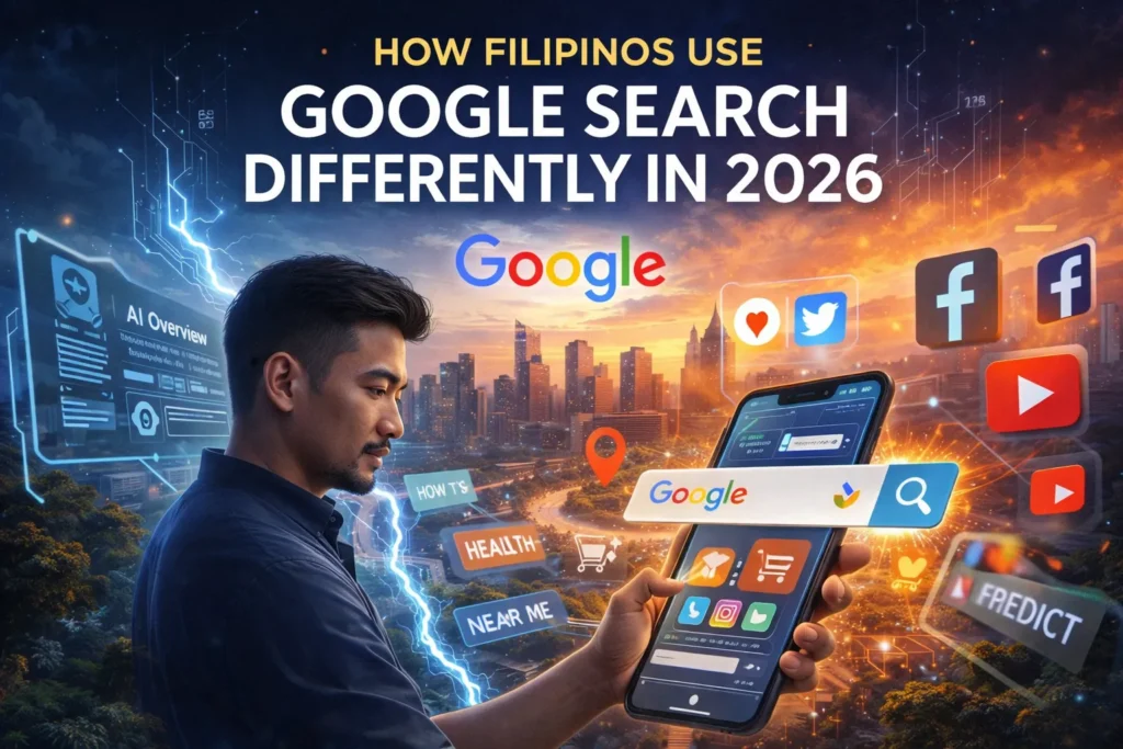 How filipino use google search