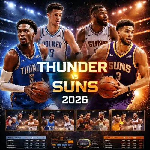 Thunder vs Suns 2026